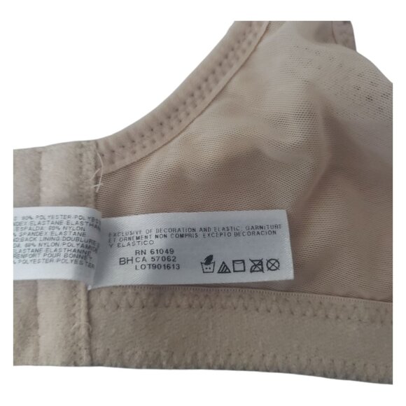 CT2056 Wacoal Cream Basic Beauty Underwire Bra 40D - Picture 8 of 10